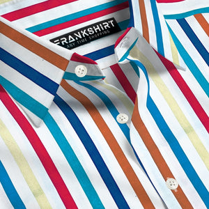 Pack of 2 Cotton Shirt for Man (Light Pink with Lining Colour)