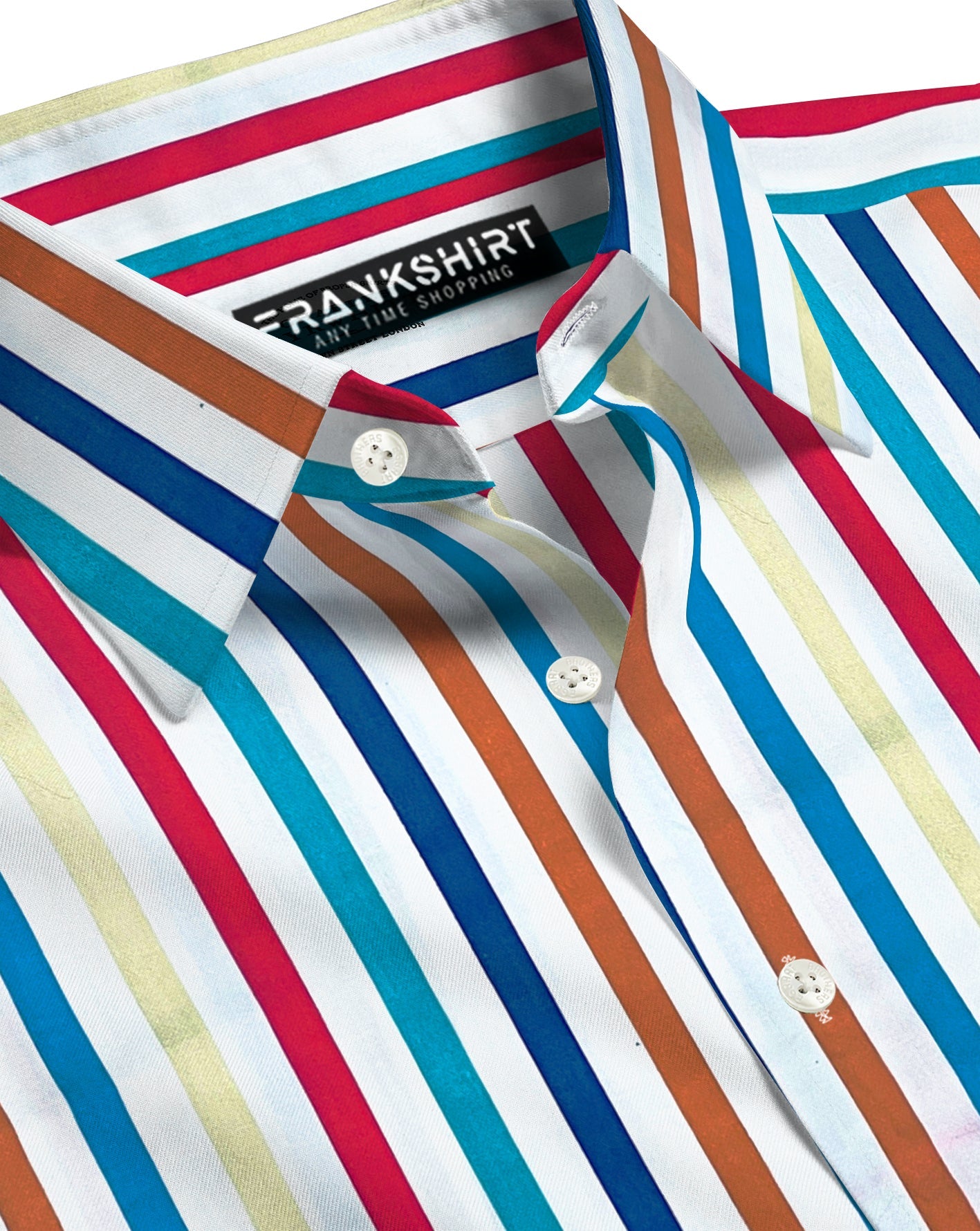 Pack of 2 Cotton Shirt for Man (Lining Colour with Lemon)