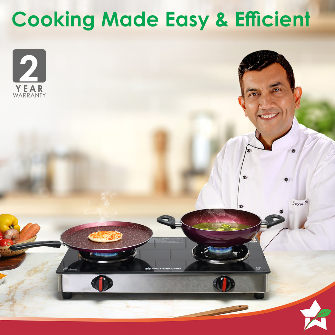 Galaxy 2 Burner Cooktop |