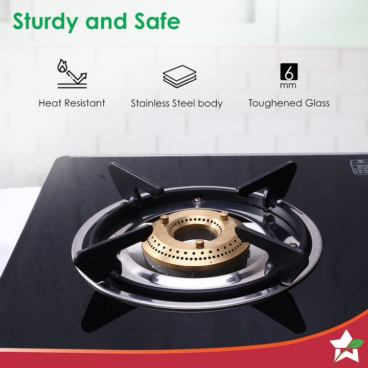 Galaxy 4 Burner Cooktop | 2 Medium, 2 Small Wide by blacktree