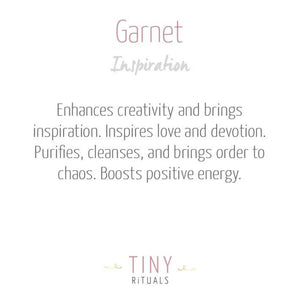 Garnet Energy Anklet