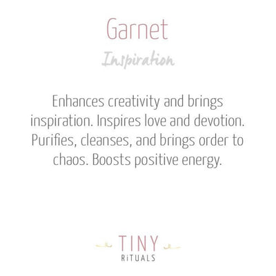 Garnet Energy Anklet