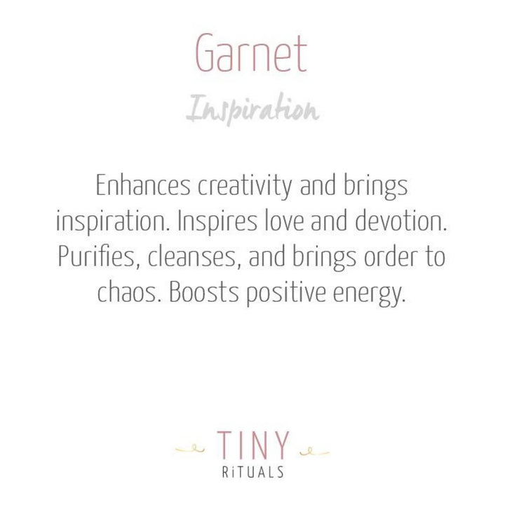 Garnet Energy Anklet