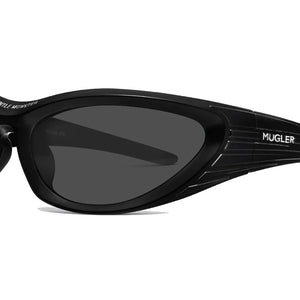 Gentle Monster X Mugler Spiral Sunglasses Black/Grey (02 M01)