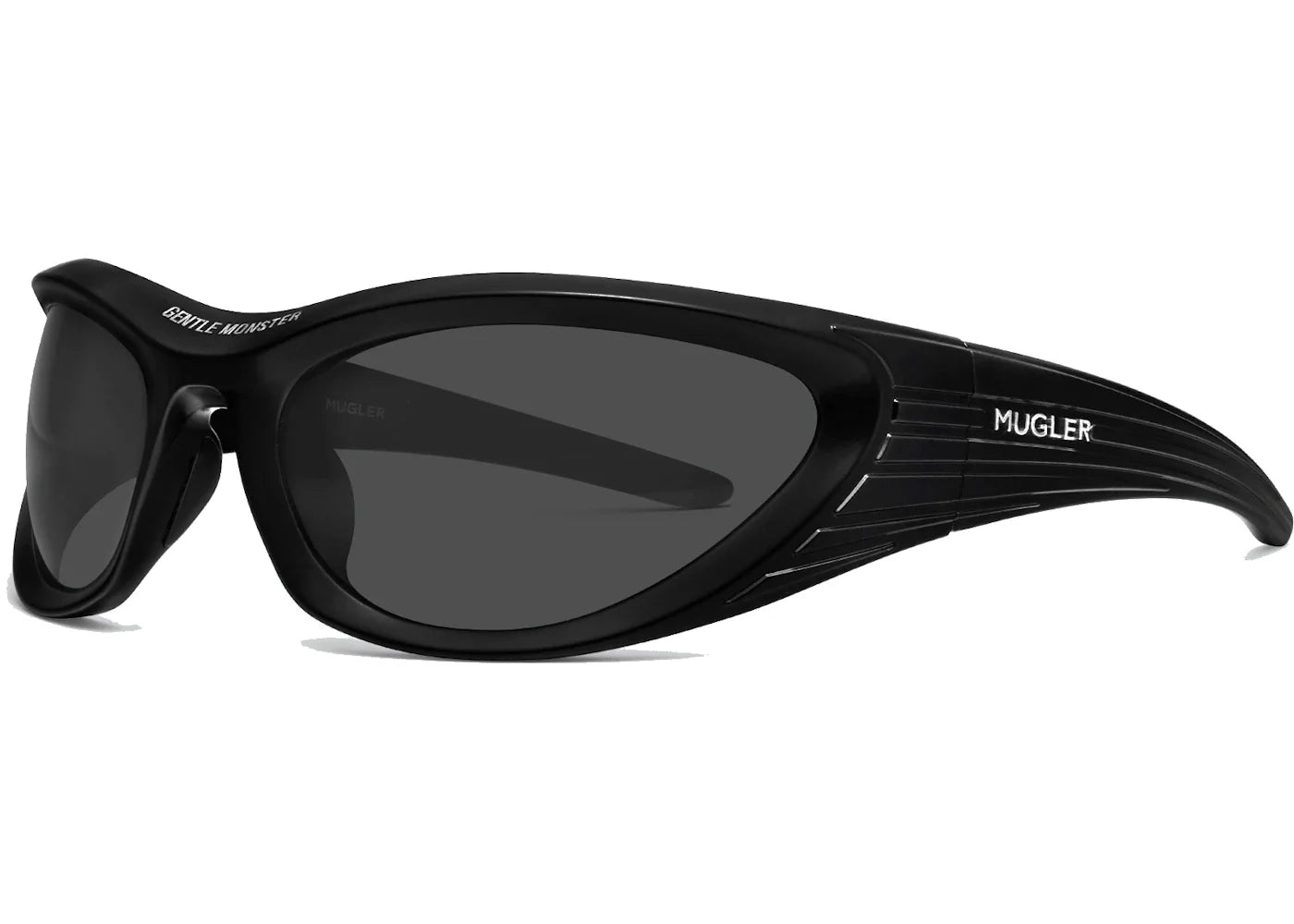 Gentle Monster X Mugler Spiral Sunglasses Black/Grey (02 M01)