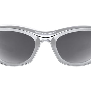 Gentle Monster X Mugler Spiral Sunglasses Chrome Silver/Gray (02 Cs1)