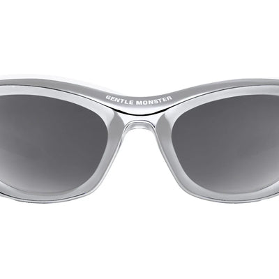 Gentle Monster X Mugler Spiral Sunglasses Chrome Silver/Gray (02 Cs1)