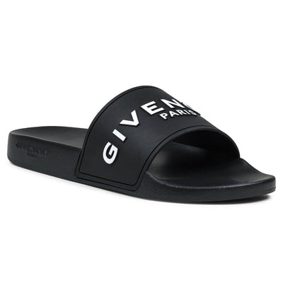Givenchy Paris 3D Black Pool Slides