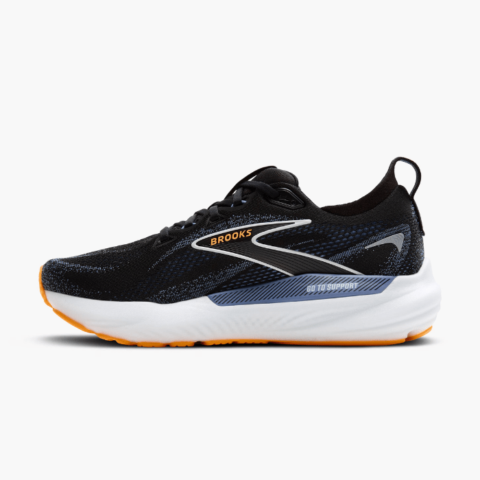 Brooks Running Glycerin GTS 22 Black/Country Blue/Orange Pop