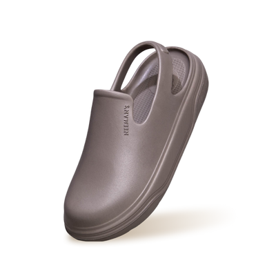 Cushers Clogs For Women : Goat Grey