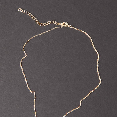 Black Tourmaline Crystal Point Necklace