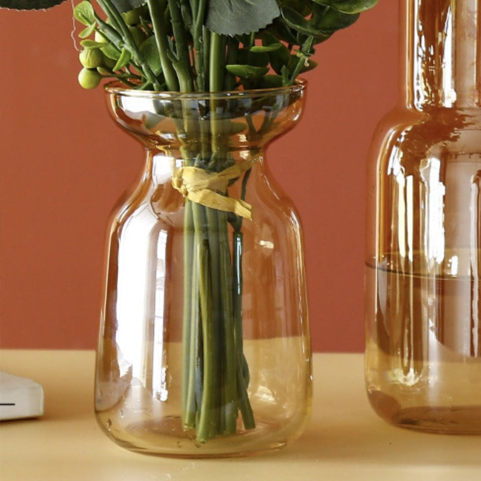 Gold Glass Vase