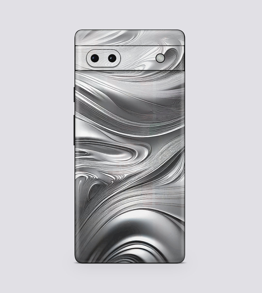 Google Pixel 6A Silver Swirl