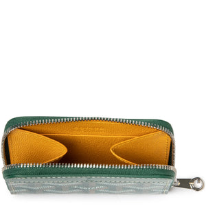 Goyard Matignon Green Mini Wallet