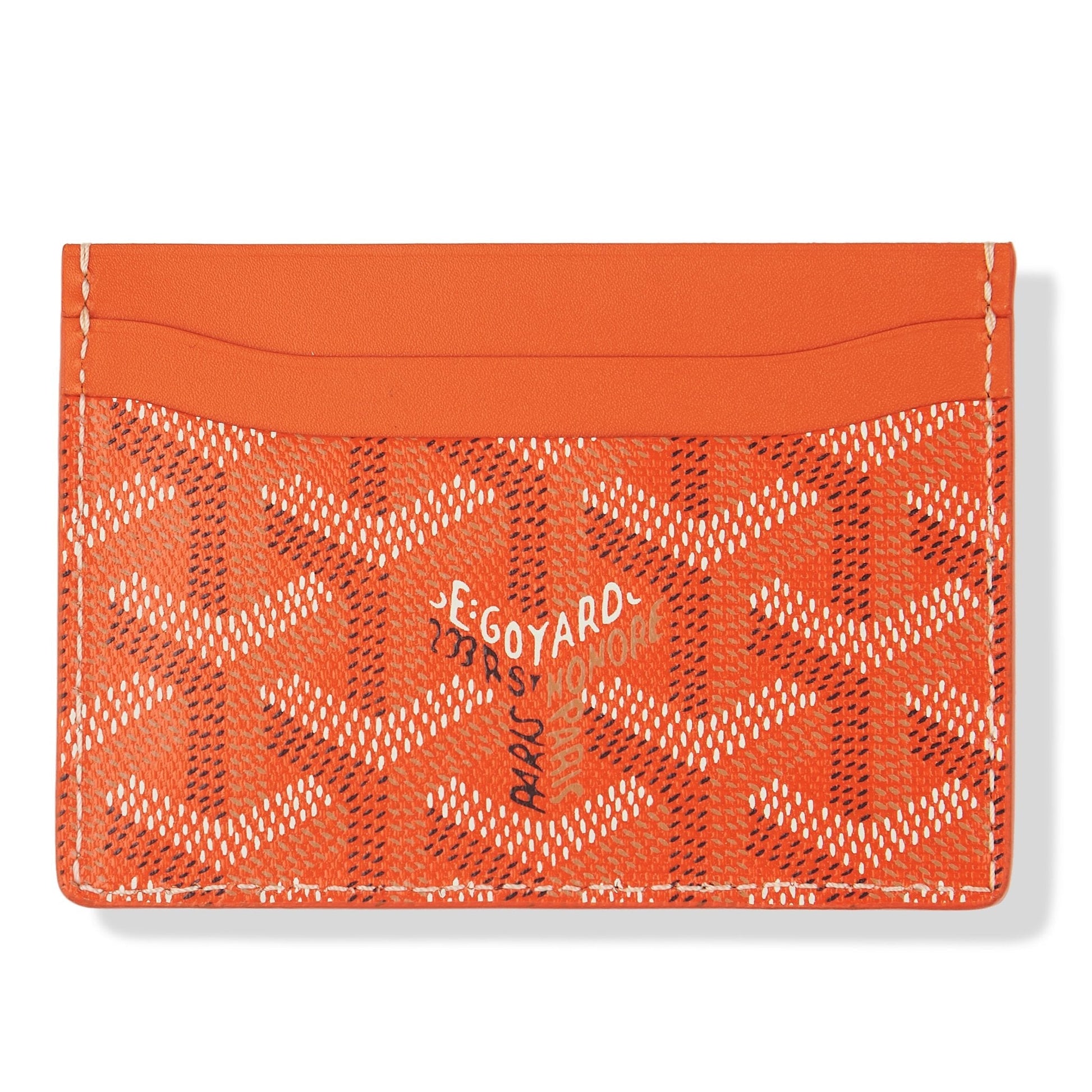 Goyard Saint Sulpice Orange Card Holder