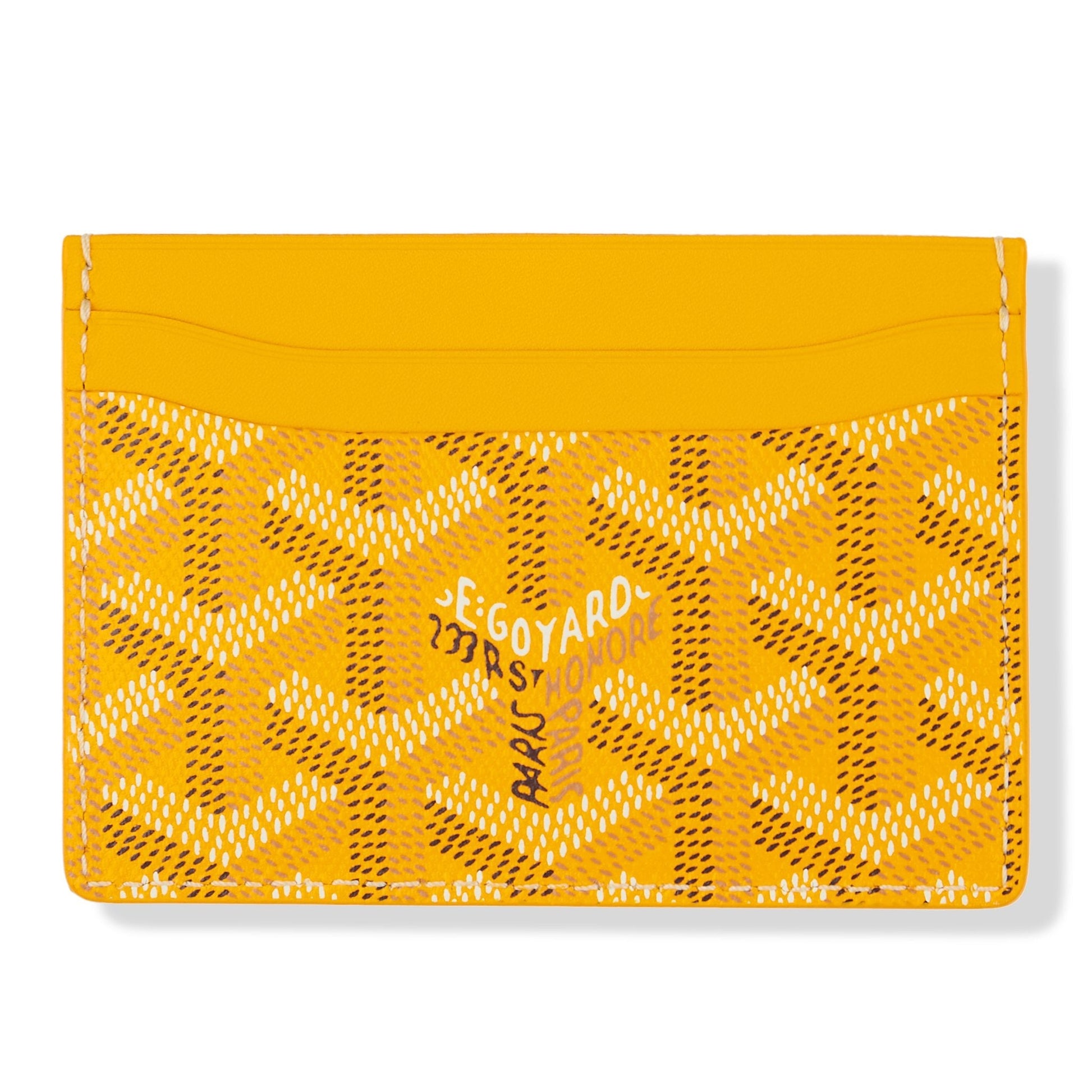 Goyard Saint Sulpice Yellow Card Holder