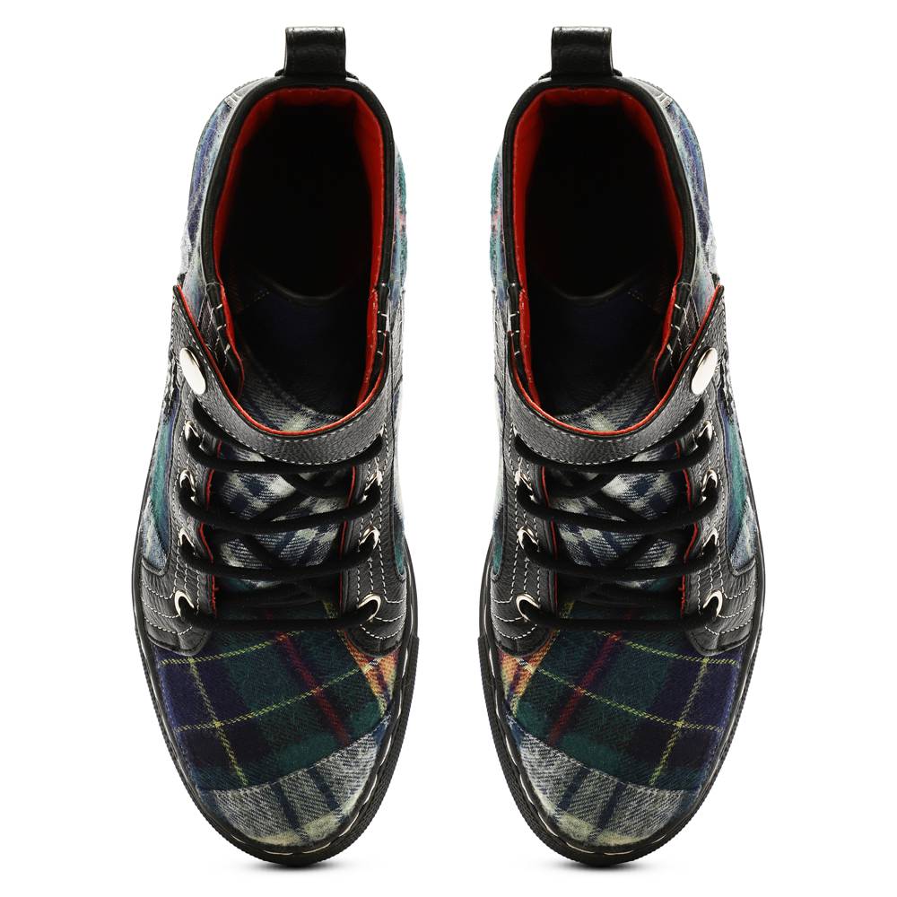 Green Tartans High_Tops for Women (discontinued)