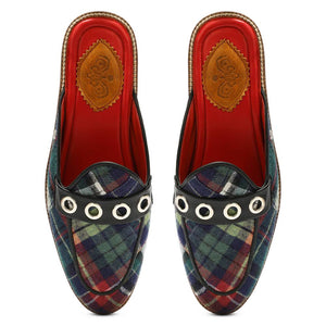 Green Tartans Mule for Men (discontinued)