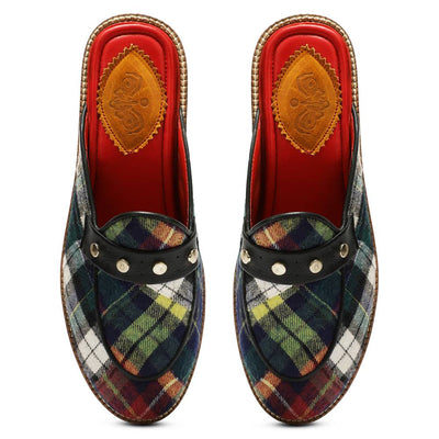 Green Tartans Mule for Women (discontinued)
