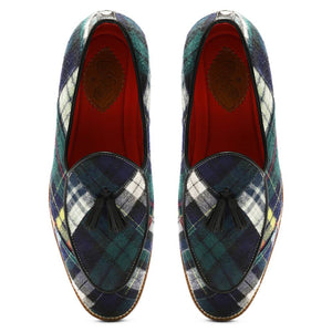 Green Tartans Slip_on for Men (discontinued)
