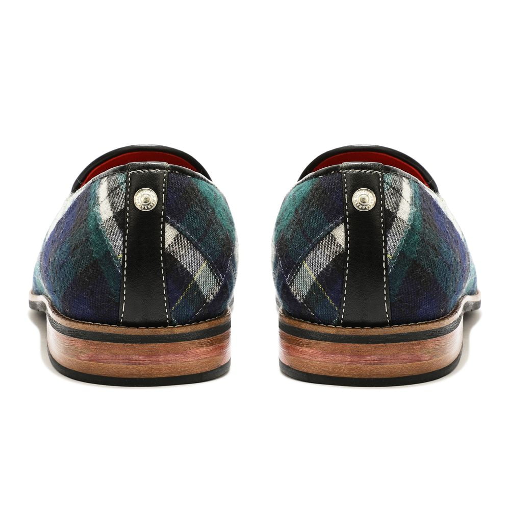 Green Tartans Slip_on for Men (discontinued)