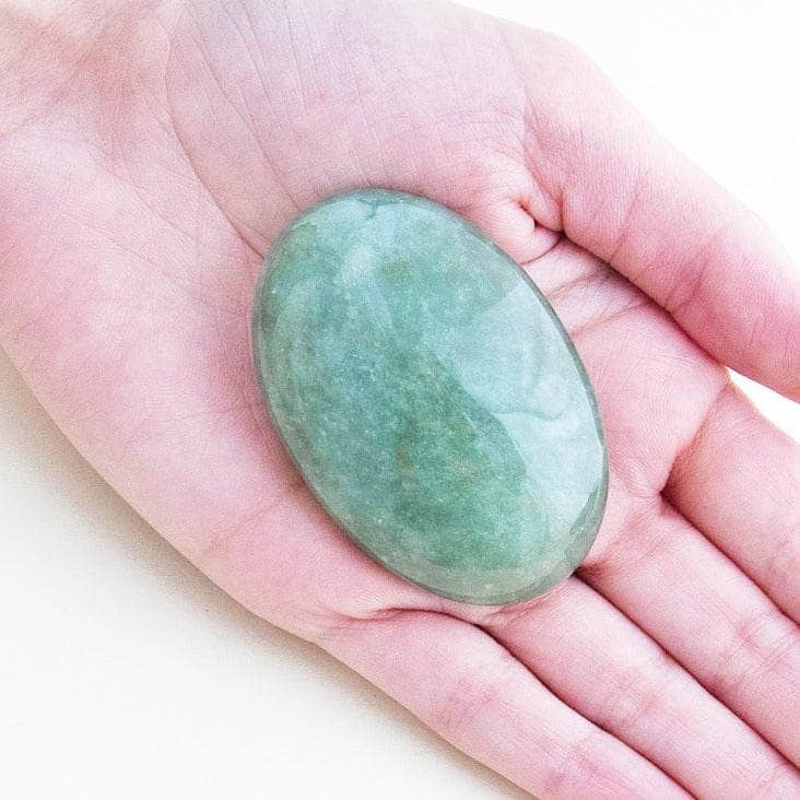 Green Aventurine Palm Stone