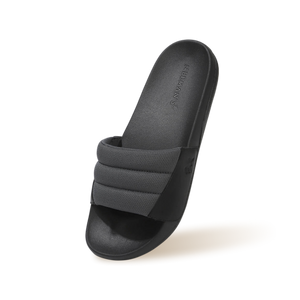 Squooshy Slides for Men : Grey-Black