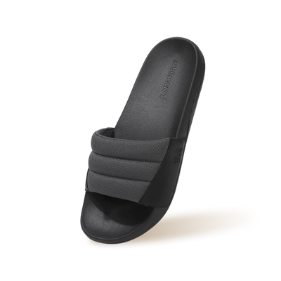 Squooshy Slides for Men : Grey-Black