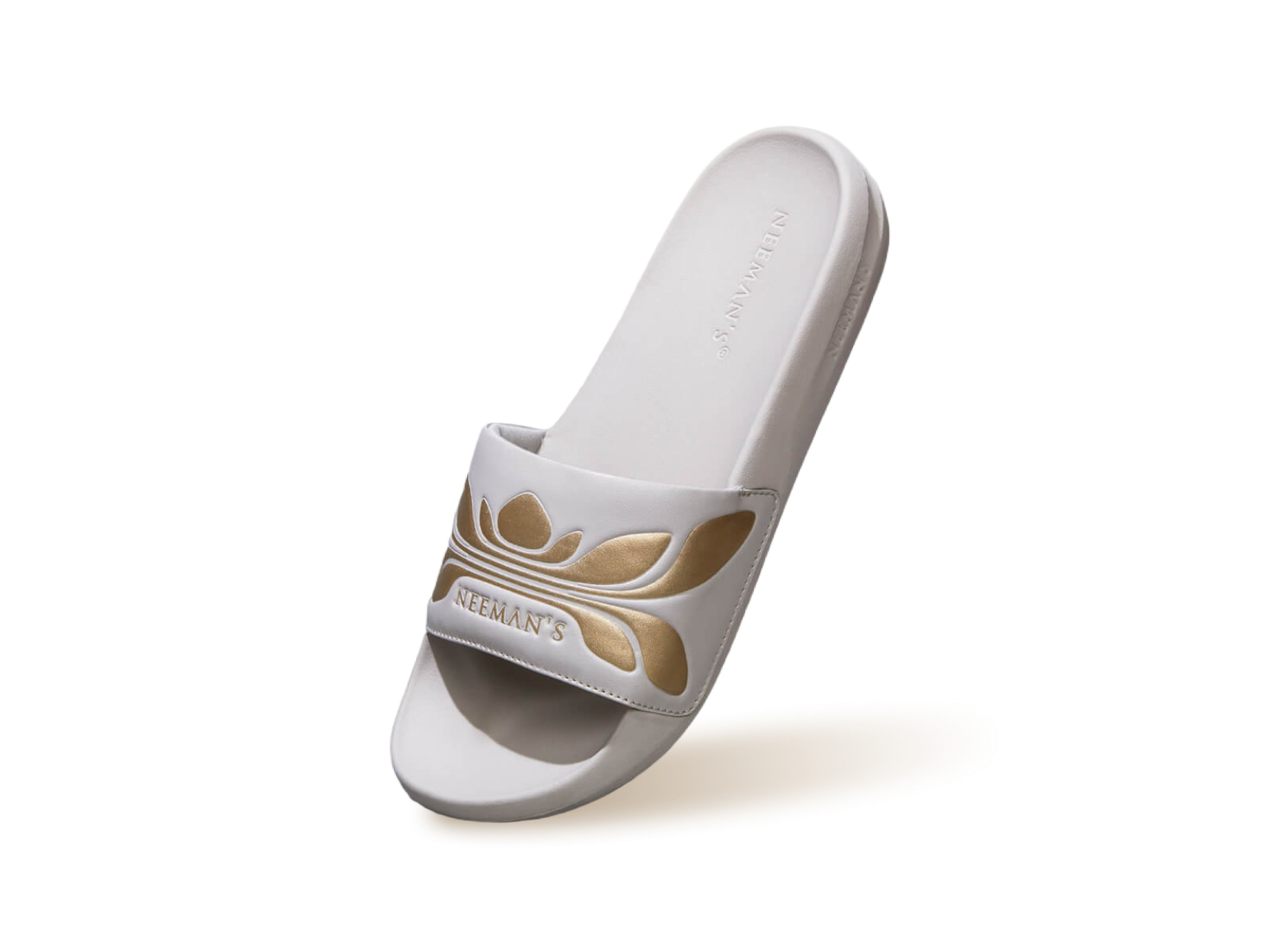 Breather Slides (Women Exclusive) : Grey-Gold