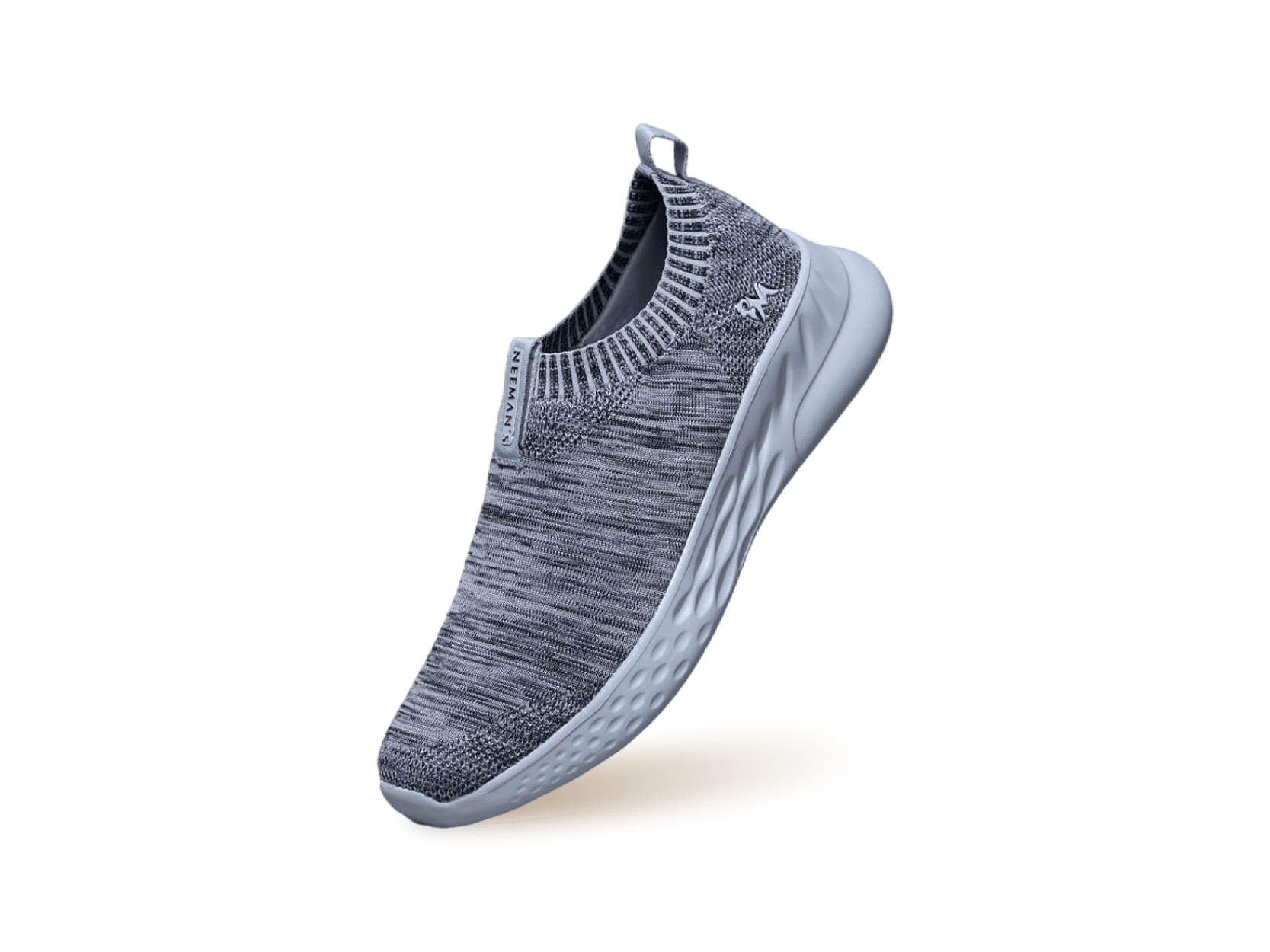 Melange Slip Ons : Grey