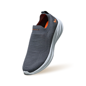 Max Cushy Slip Ons : Grey