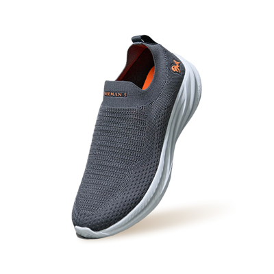 Max Cushy Slip Ons : Grey