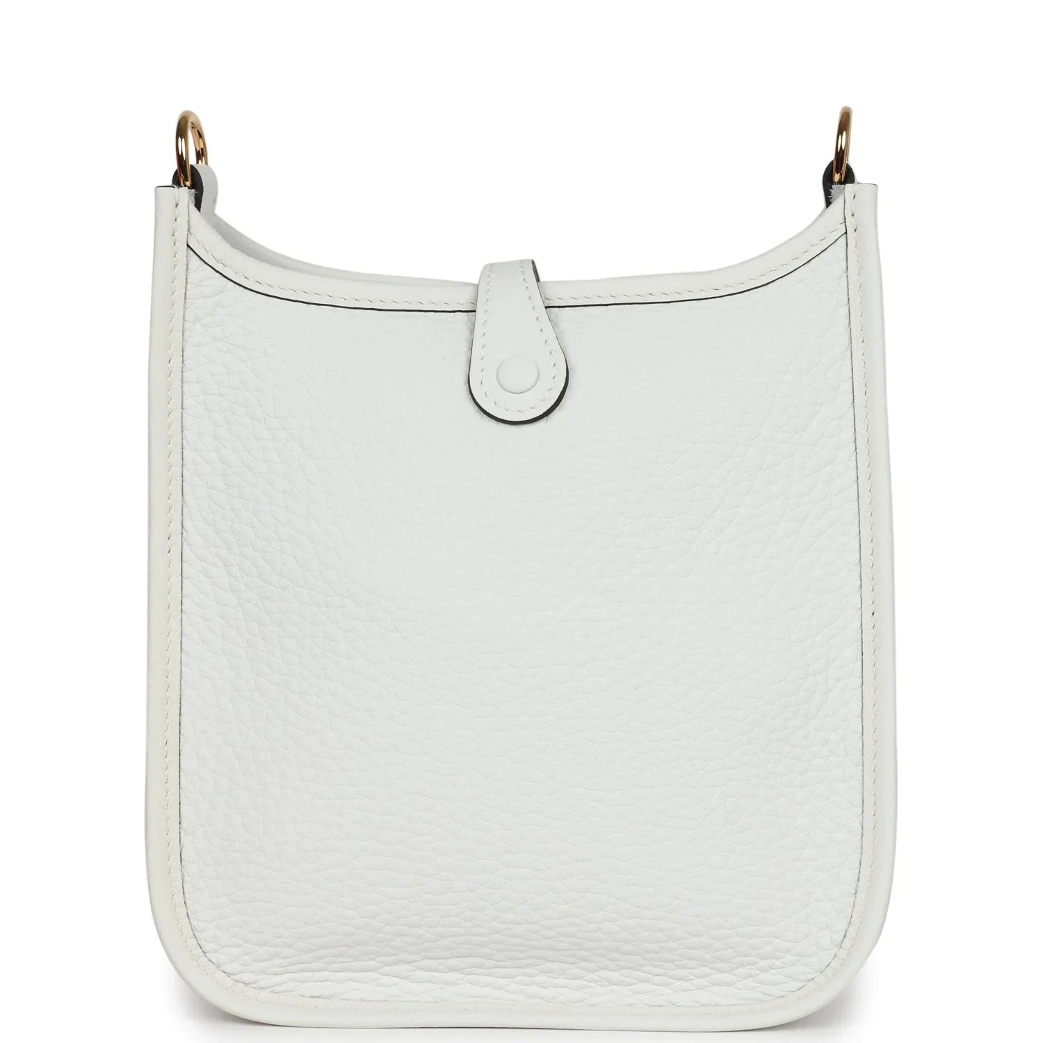 Hermès Evelyne TPM New White Clemence Gold Hardware