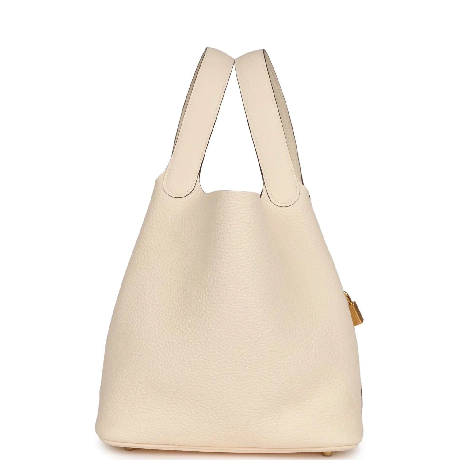 Hermès Picotin Lock 22 Nata Clemence Gold Hardware