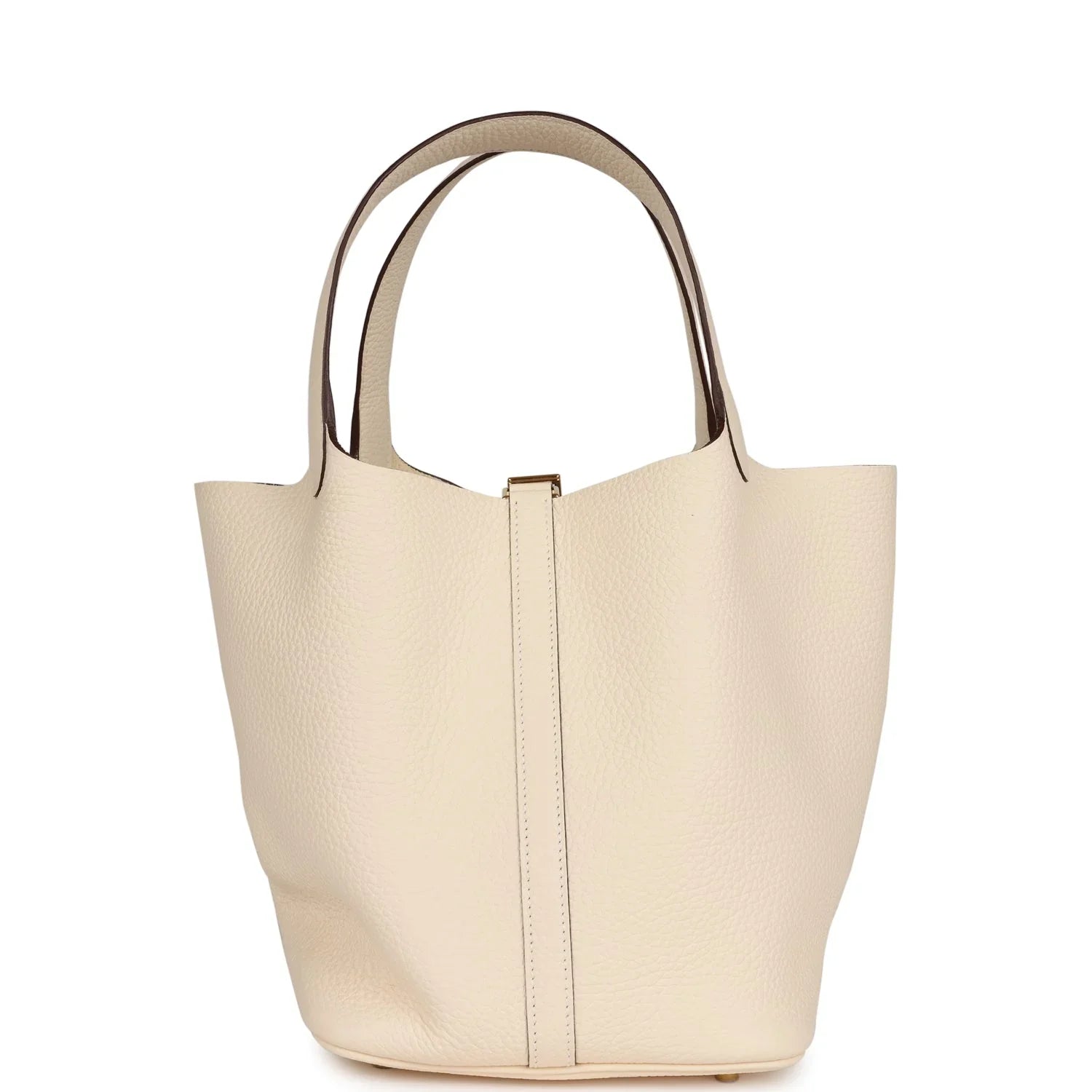 Hermès Picotin Lock 22 Nata Clemence Gold Hardware