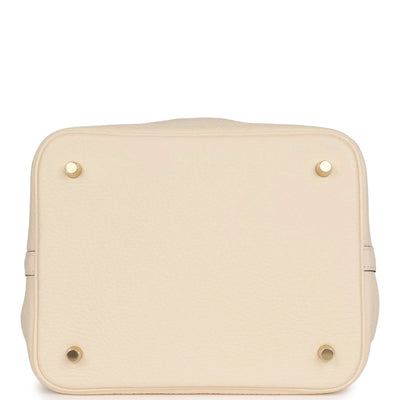 Hermès Picotin Lock 22 Nata Clemence Gold Hardware