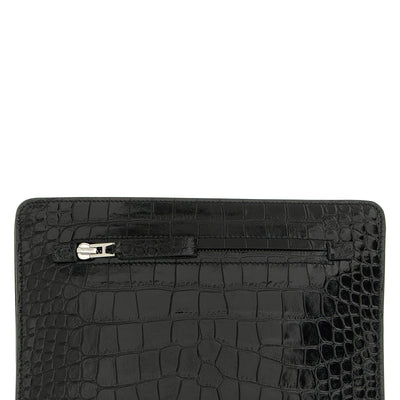 Tom Ford Croc Print Leather Clutch Bag