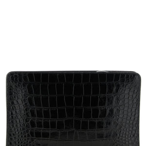 Tom Ford Croc Print Leather Clutch Bag