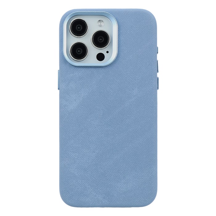 Denim Fabric Magsafe Case For iPhone 15 Pro