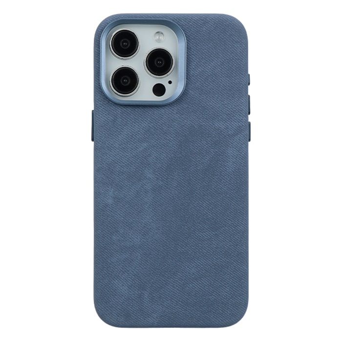 Denim Fabric MagSafe Case For iPhone 15 Plus