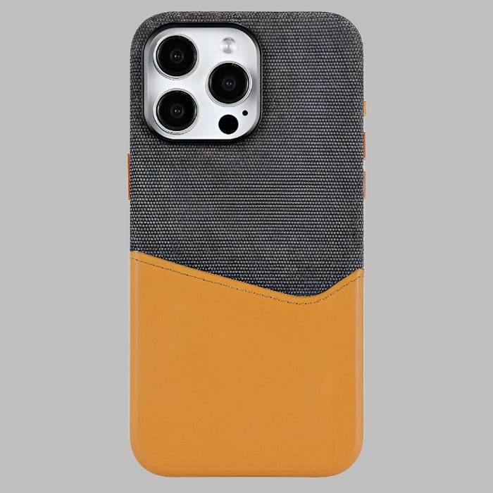 iPhone 15 Plus Wallet Fabric Case