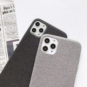 Light Grey Fabric Case - iPhone 11 Pro Max