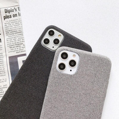 Light Grey Fabric Case - iPhone 11 Pro Max