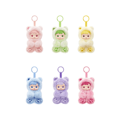 Pop Mart HACIPUPU Gummy Bear Series Vinyl Plush Pendant Sealed Case (6 Blind Box)