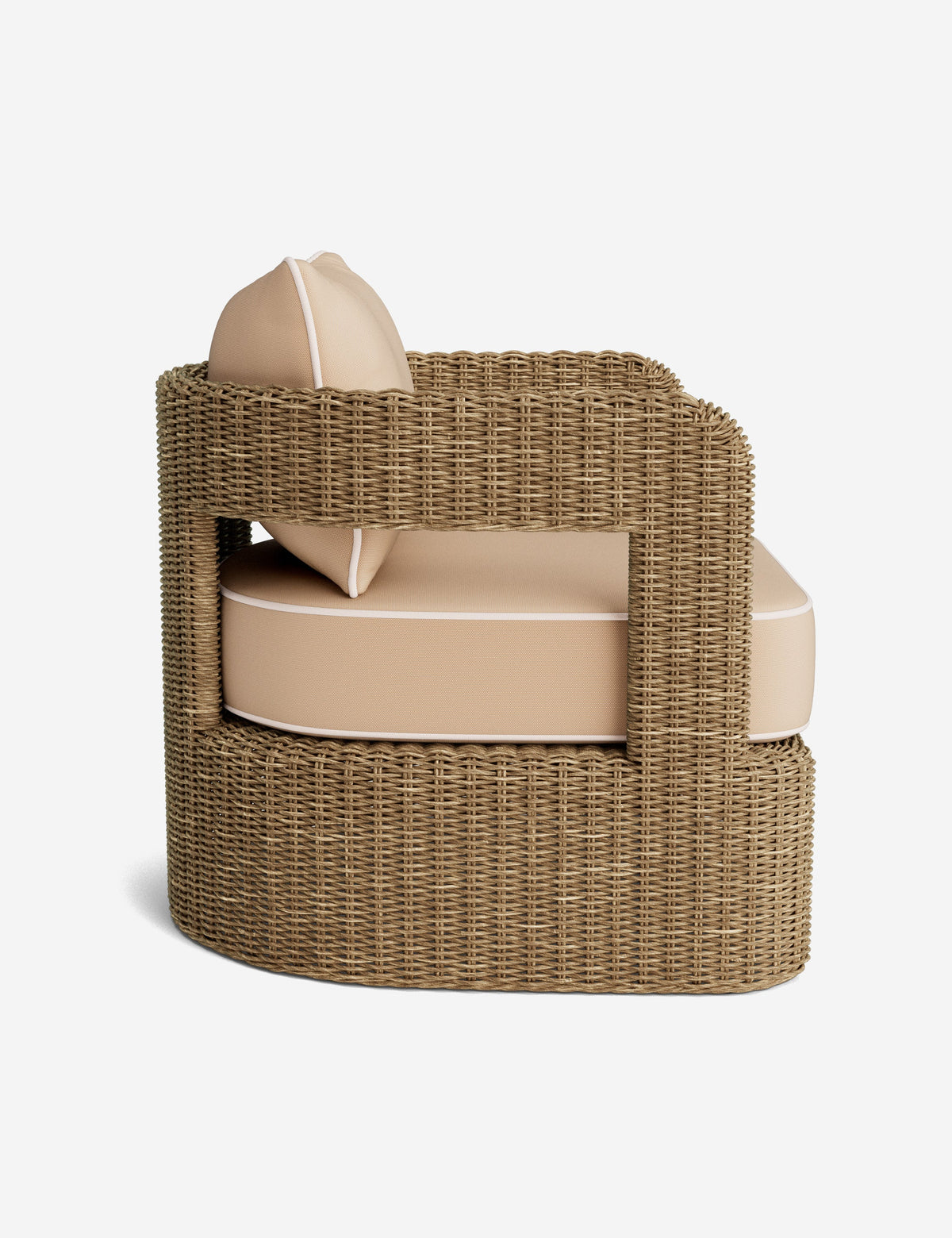 Hadler Outdoor Swivel Lounge Chair