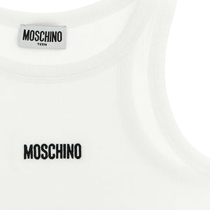 Moschino Kid Teen Tank Top Lettering Logo