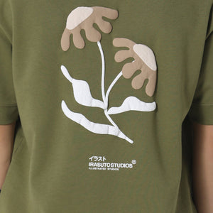 Irasuto Studios Hayate Khaki T-Shirt