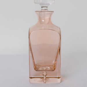 Estelle Colored Decanter- Heritage {Blush Pink}