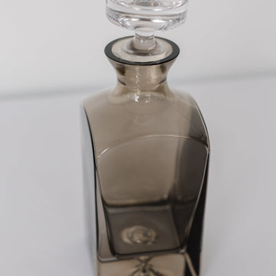 Estelle Colored Decanter- Heritage {Gray Smoke}