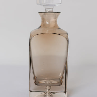 Estelle Colored Decanter- Heritage {Mocha Mousse (Our Amber Smoke)}